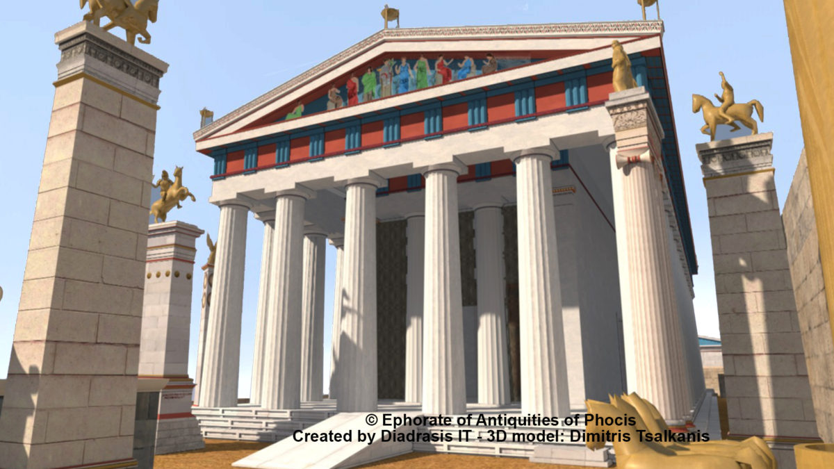 3D reconstruction of Delphi – Digital Heritage Creations